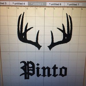 Five towels custom embroidered